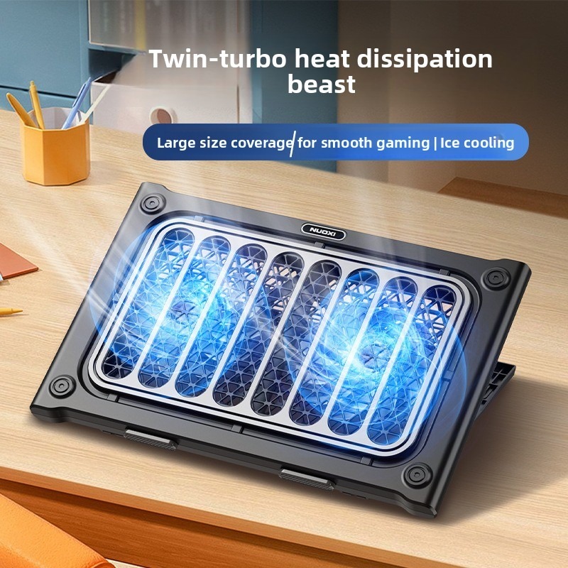 Laptop Accessories Cooling Pad - Laptop-Kühlpad, Dual-Turbo-Lüfter, mehrstufige Neigungsverstellung 12-17,3 Zoll,