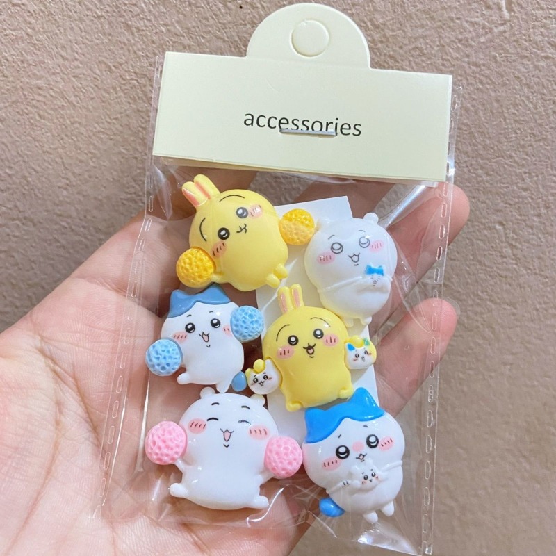 Laptop Accessories Cute - Niedliche Chiikawa DIY Creme-Klebstoff-Dekoration für Handy,