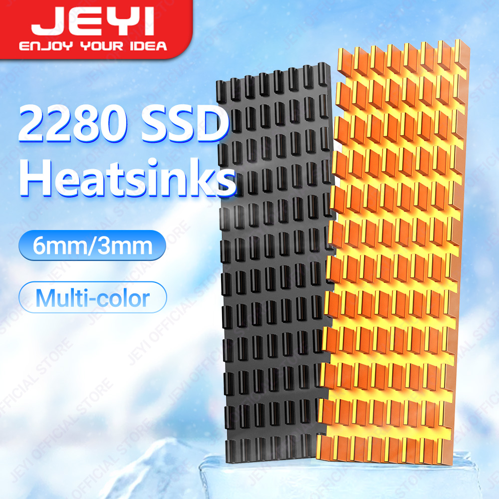 Laptop Accessories Cooling Pad - JEYI M.2 SSD-Kühlkörper, Aluminiumkühler, Multi-Version-NVMe-Kühler mit