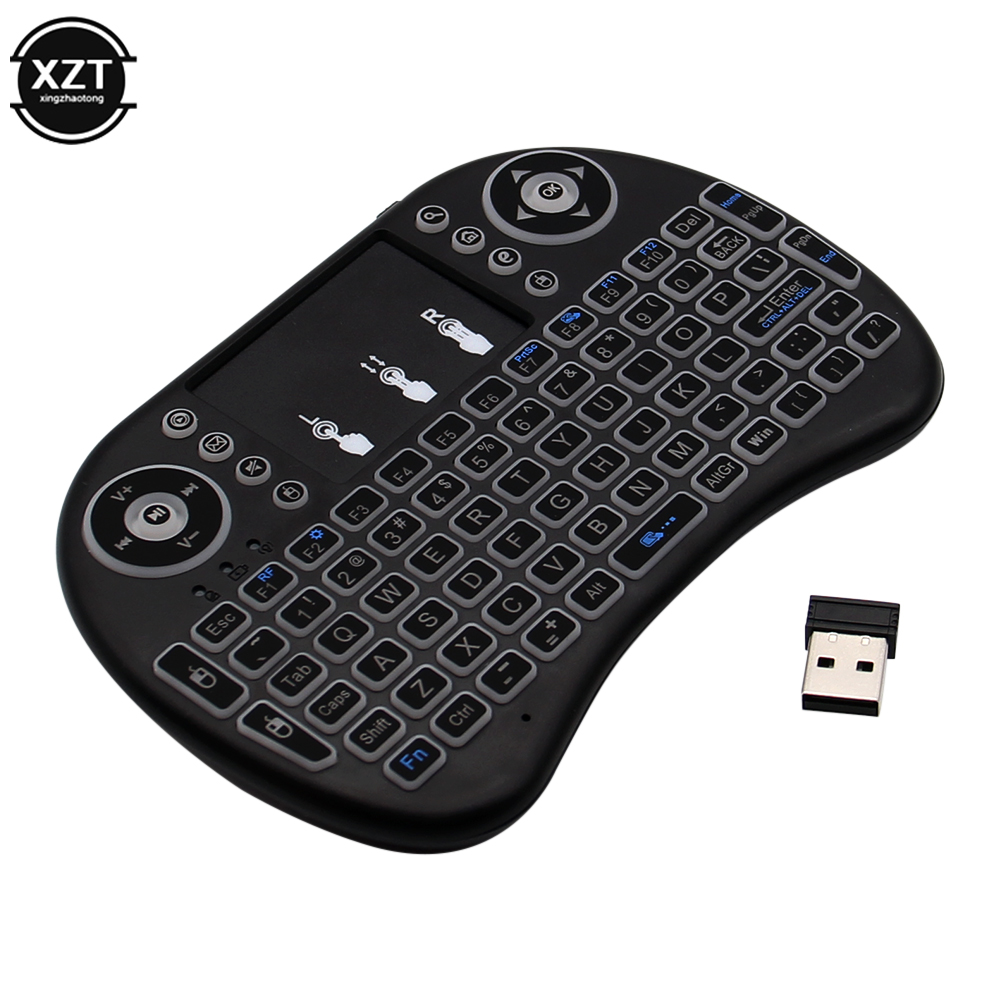 Mini Wireless Mouse - Hinter leuchtete Englisch Russisch Französisch Spanisch