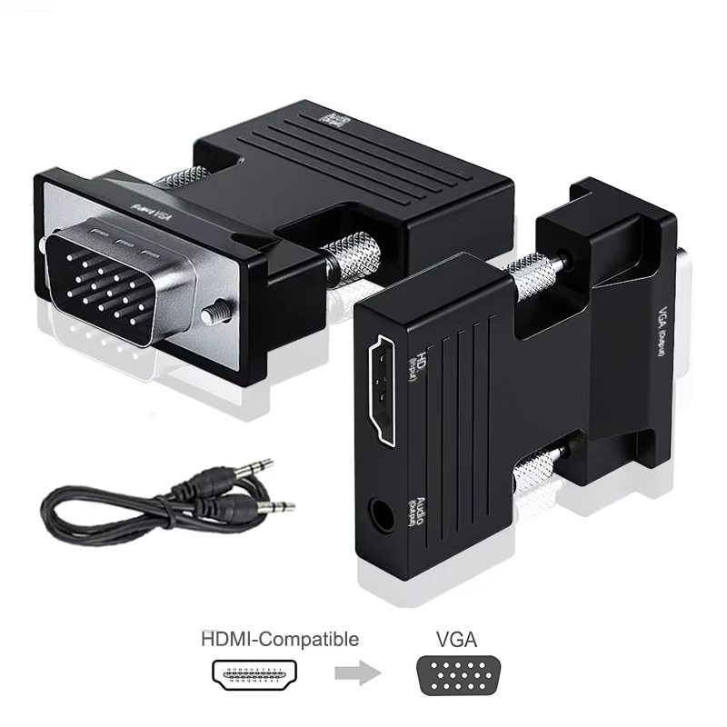 Hdmi Vga Adapter - HDMI-kompatibel zu VGA Adapter HD 1080P