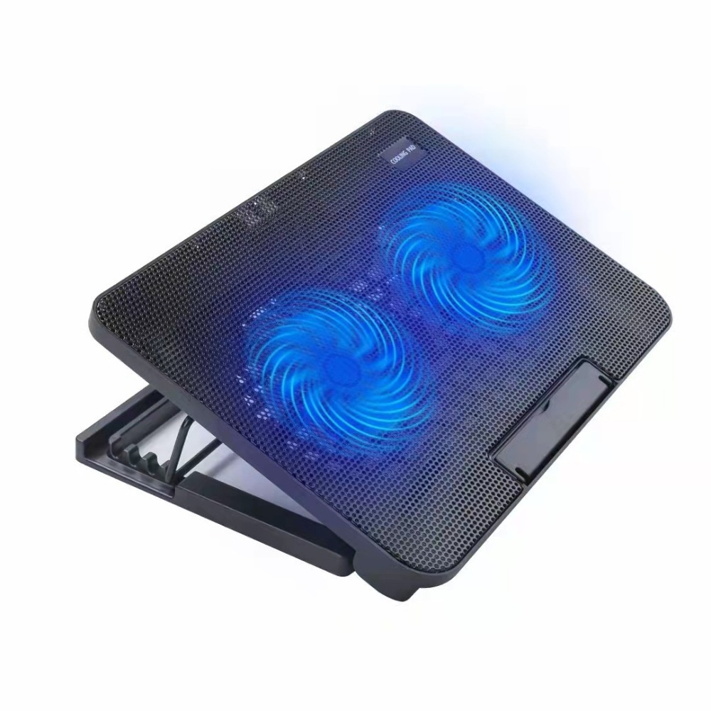 Laptop Accessories Cooling Pad - Laptop-Zubehör Verstellbares Laptop-Kühlpad USB-Anschluss Metallgitter Notebook-Kühler
