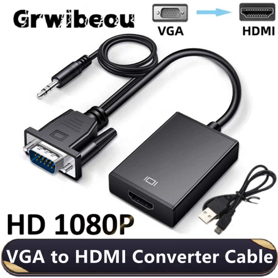Hdmi Vga Adapter - HD 1080P VGA zu HDMI Adapterkabel