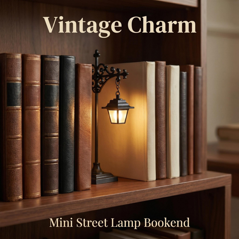 Laptop Accessories Light - Retro Bibliothekslaterne Dekorative Bücherregal-Beleuchtung Kreative Buchnischen-Deko