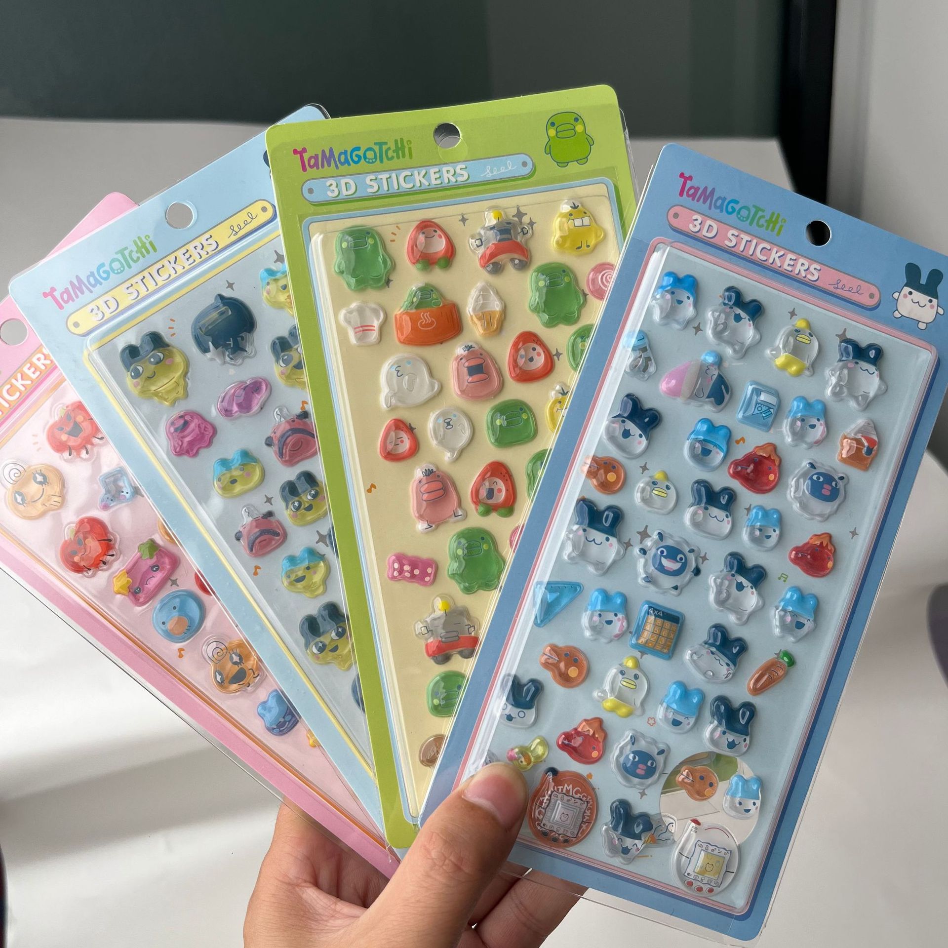 Laptop Accessories & Repair Jagtap Dairy Pimple Nilakh Pimpri Chinchwad Maharashtra - Niedliche Tamagotchi 3D Puffy Sticker Retro