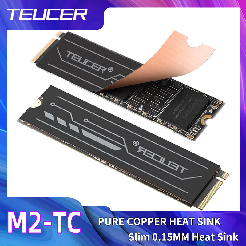 Laptop Accessories Cooling Pad - TEUCER Graphene M.2 SSD-Kühlkörper, zweilagiges Grafen-