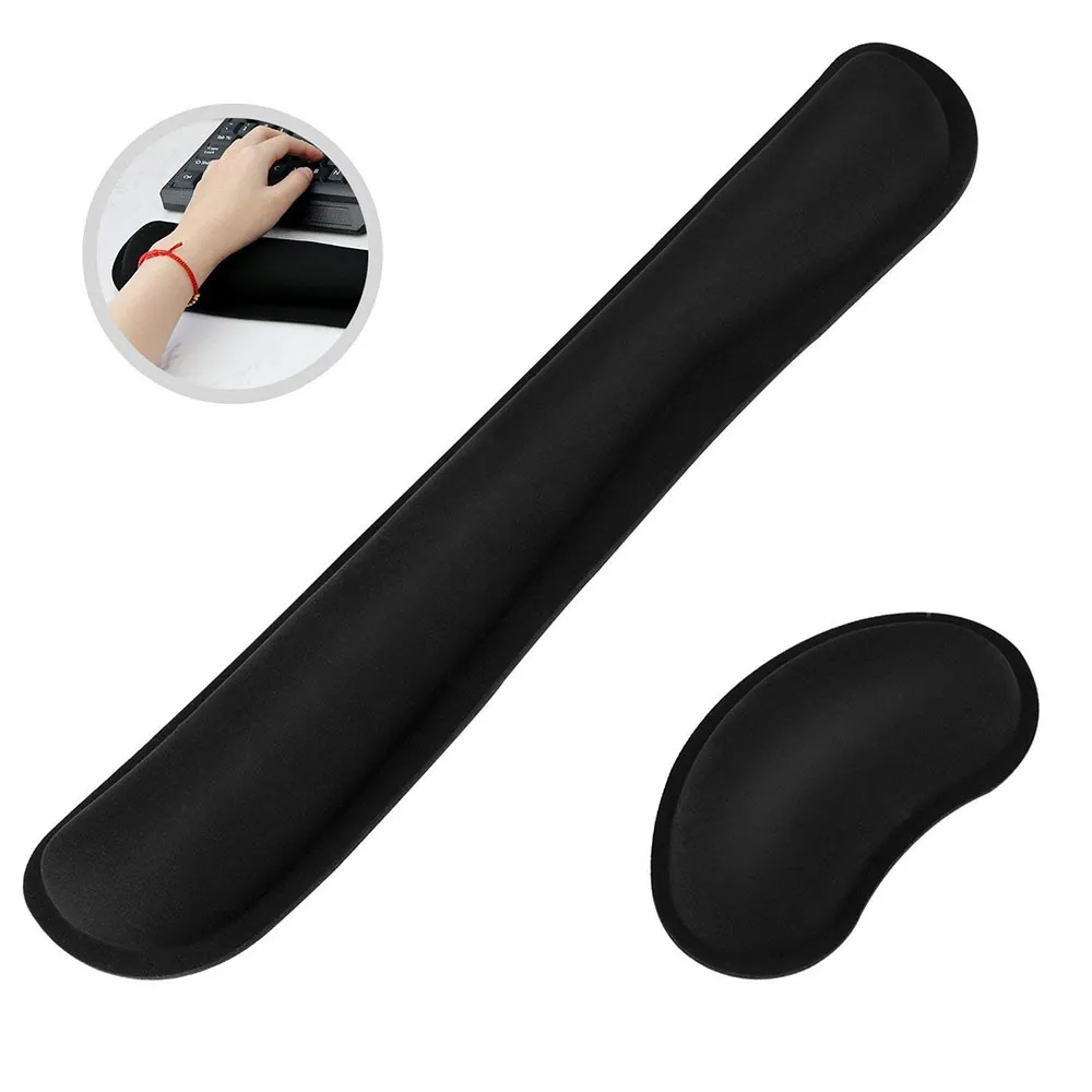 Wrist Rest Gel - Widen Memory Foam Rutschfestes Mauspad, Handgelenkstütze,