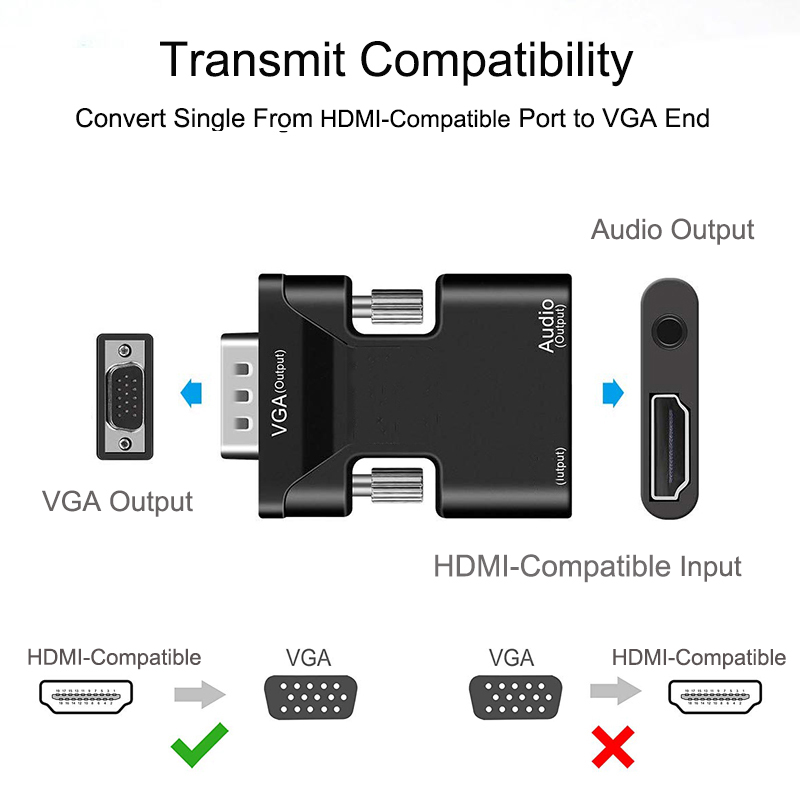 HDMI-kompatibel zu VGA Adapter – Hdmi Vga Adapter Bewertung und Preis