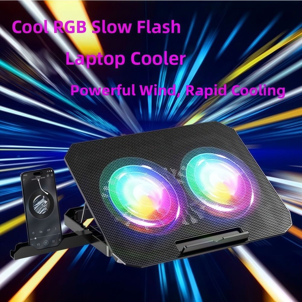 Zweifach-Lüfter Laptop-Kühler  – Laptop Accessories Cooling Pad Bewertung und Preis