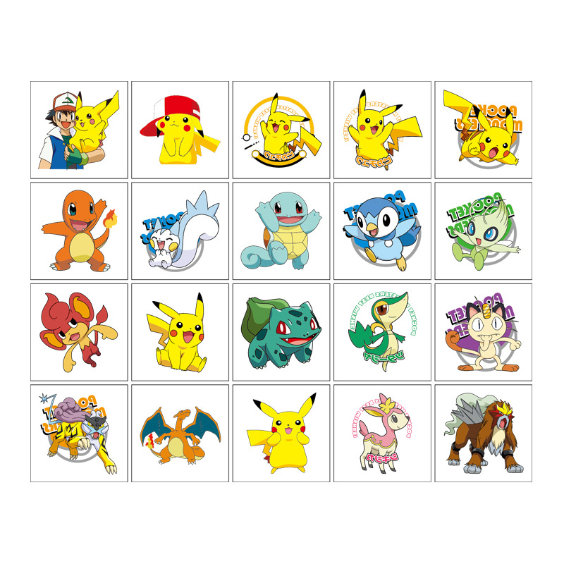 5*5cm 20 Stück Pokemon Pikachu – Laptop Accessories Cute Bewertung und Preis