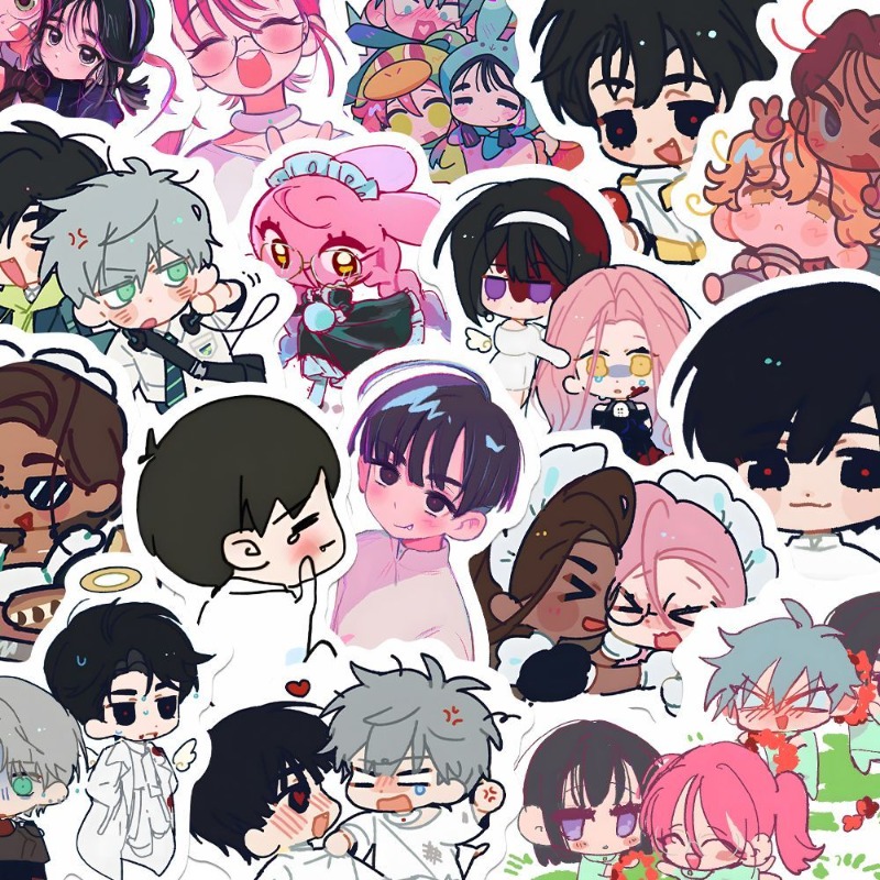 80 Stück/Set Cartoon Anime Ali – Laptop Accessories Kids Bewertung und Preis
