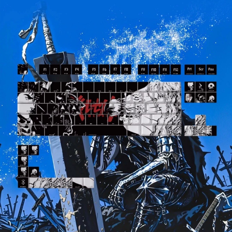 BERSERK Theme Anime Keycap 98  – Laptop Accessories Gifts Bewertung und Preis