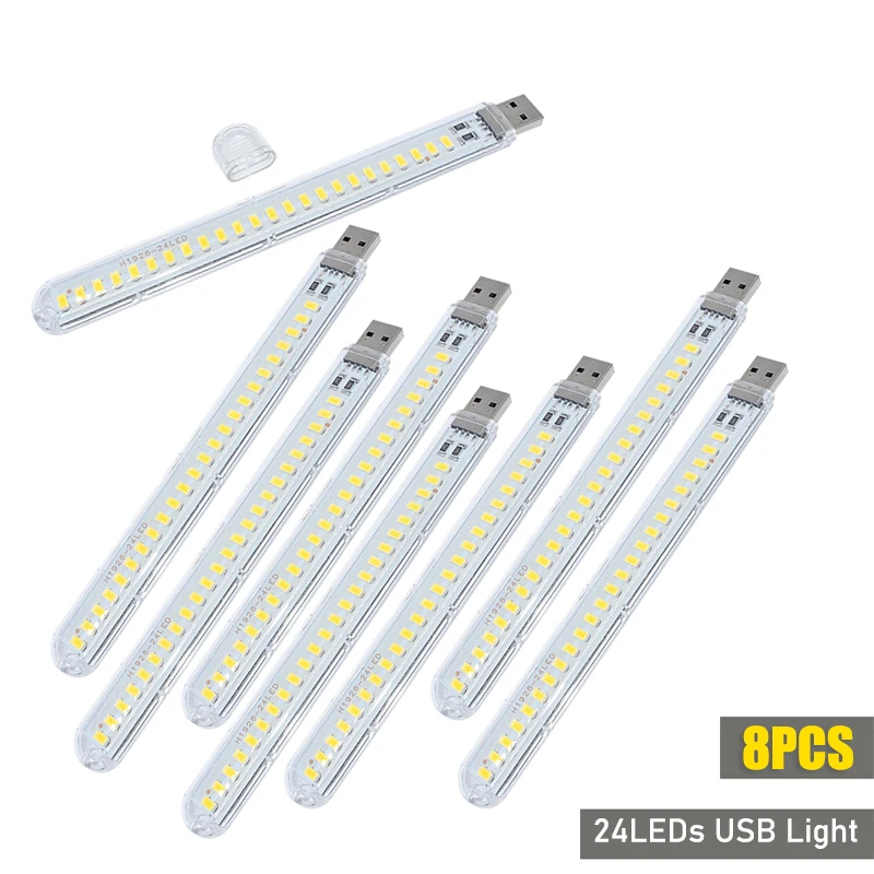 DC5V USB LED Licht 24LED 8LED  – Laptop Accessories Light Bewertung und Preis